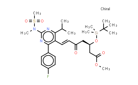 (3R,6E)-3-[[(1,1-Dimethylethyl)dimethylsilyl]oxy]-7-[4-(4-fluorophenyl)-6-(1-methylethyl)-2-[methyl(methylsulfonyl)amino]-5-pyrimidinyl]-5-oxo-6-hepte