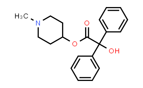 1-methyl-4-piperidyl diphenylglycolate