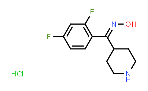 2,4-Difluorophenyl-(4-piperidinyl)methanone oxime hydrochloride