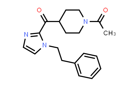 1-(4-(1-Phenethyl-1h-imidazole-2-carbonyl)piperidin-1-yl)ethanone