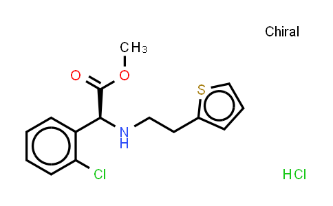 D-(+)-alpha-(2-噻吩乙胺基)-alpha-(2-氯苯基)醋酸甲酯盐酸盐