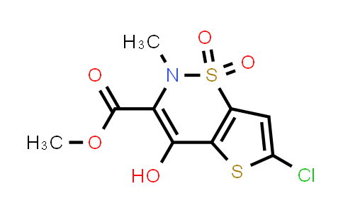 6-Chloro-4-hydroxy-2-methyl-2H-thieno[2,3-e]-1,2-thiazine-3-carboxylic acid methyl ester 1,1-dioxide