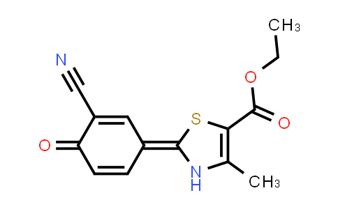Ethyl 2-(3-cyano-4-oxocyclohexa-2,5-dien-1-ylidene)-4-methyl-3H-1,3-thiazole-5-carboxylate