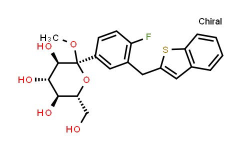 Methyl 1-C-[3-(benzo[b]thien-2-ylmethyl)-4-fluorophenyl]-alpha-D-glucopyranoside
