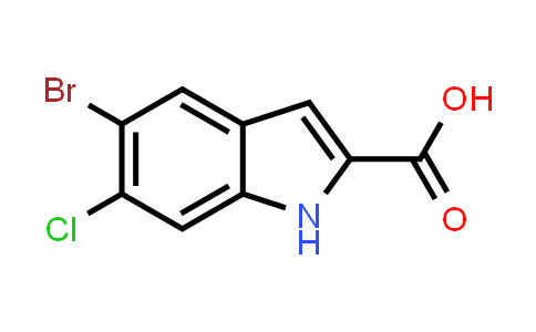 5-Bromo-6-chloro-1H-indole-2-carboxylic acid