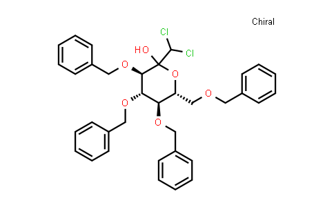 2,3,4,6-Tetra-O-benzyl-1-C-dichloromethyl-D-glucopyranose
