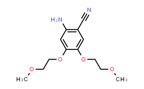 2-Amino-4,5-bis(2-methoxyethoxy)benzonitrile