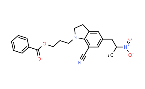 1-[3-(Benzoyloxy)propyl]-2,3-dihydro-5-(2-nitropropyl)-1H-indole-7-carbonitrile