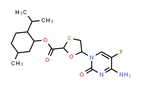 5-(4-Amino-5-fluoro-2-oxo-1(2H)-pyrimidinyl)-1,3-oxathiolane-2-carboxylic acid 5-methyl-2-(1-methylethyl)cyclohexyl ester