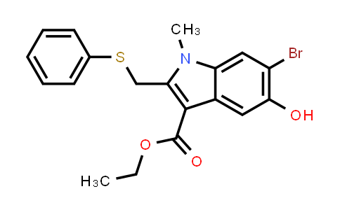 Ethyl 6-bromo-5-hydroxy-1-methyl-2-(phenylsulfanylmethyl)indole-3-carboxylate