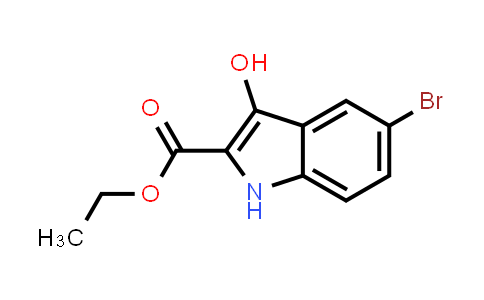 5-Bromo-3-hydroxy-1H-indole-2-carboxylic acid ethyl ester