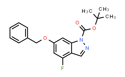 Tert-butyl 6-(benzyloxy)-4-fluoro-1H-indazole-1-carboxylate