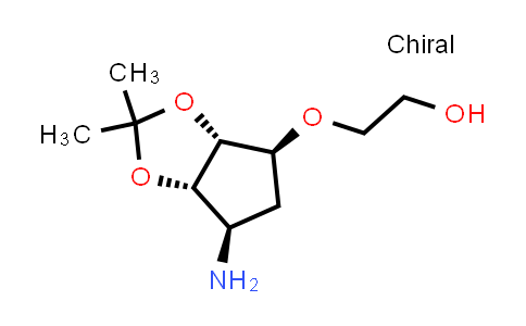 2-[[(3aR,4S,6R,6aS)-6-Aminotetrahydro-2,2-dimethyl-4H-cyclopenta-1,3-dioxol-4-yl]oxy]ethanol