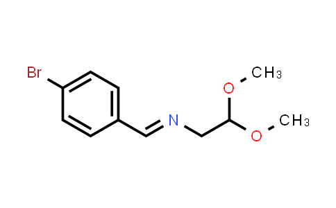 (E)-N-(4-bromobenzylidene)-2,2-dimethoxyethanamine