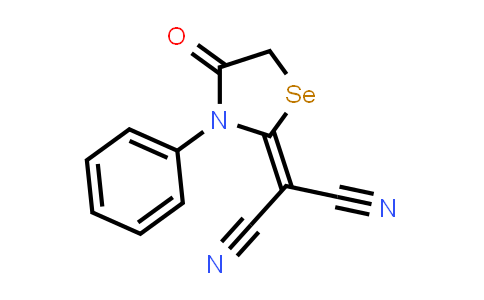 2-(4-oxo-3-phenyl-1,3-selenazolidin-2-ylidene)malononitrile