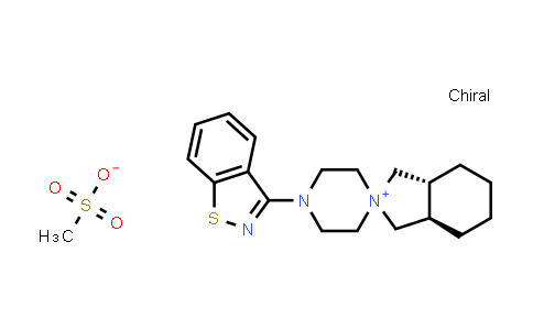 (3aR,7aR)-4'-(1,2-Benzisothiazol-3-yl)octahydrospiro[2H-isoindole-2,1'-piperaziniuM] Methanesulfonate