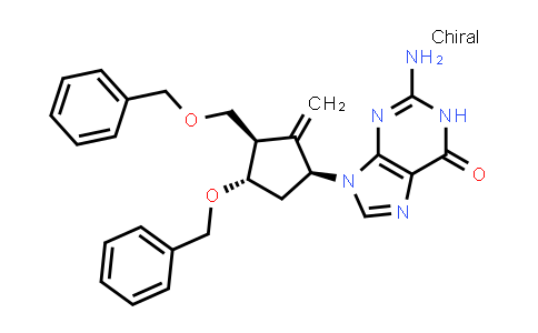 2-Amino-1,9-dihydro-9-[(1S,3R,4S)-4-(benzyloxy)-3-(benzyloxymethyl)-2-methylenecyclopentyl]-6H-purin-6-one