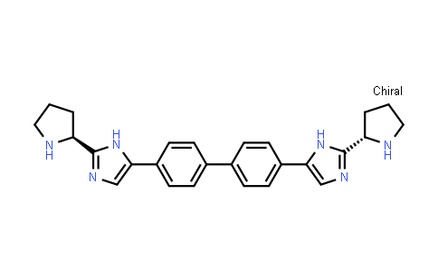 4,4'-Bis(2-((S)-pyrrolidin-2-yl)-1H-imidazol-5-yl)-1,1'-biphenyl