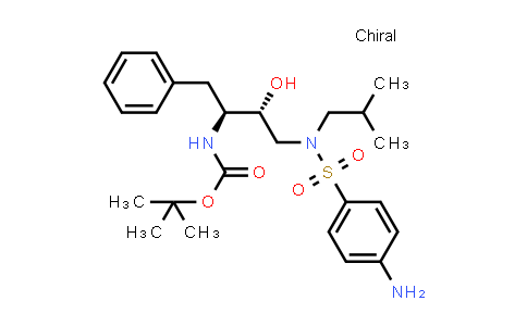 [(1S,2R)-1-Benzyl-2-hydroxy-3-[isobutyl-[(4-aminophenyl)sulfonyl]amino] propyl]-carbamic Acid tert-Butyl Ester