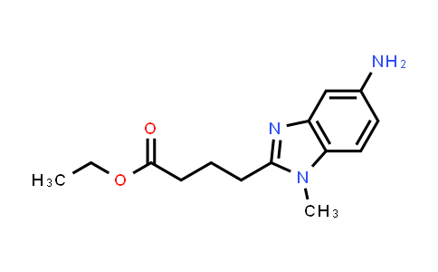 1-Methyl-5-amino-1H-benzimidazole-2-butanoic acid ethyl ester