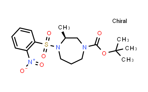 (S)-tert-butyl 3-methyl-4-(2-nitrophenylsulfonyl)-1,4-diazepane-1-carboxylate