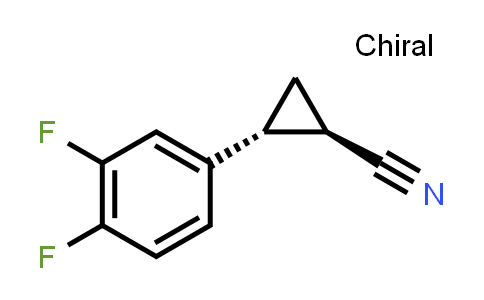 (1R,2R)-2-(3,4-difluorophenyl)cyclopropanecarbonitrile