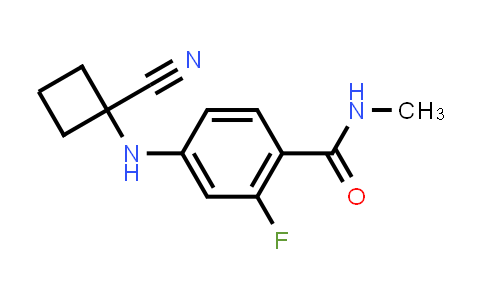 4-(1-cyanocyclobutylamino)-2-fluoro-n-methylbenzamide