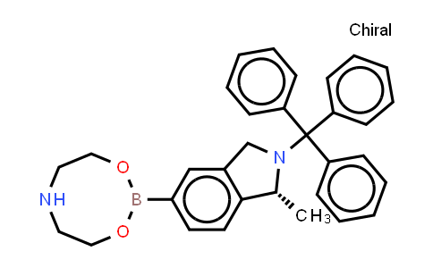 2-[(1R)-1-甲基-2-三苯甲基-2,3-二氢-1H-5-异吲哚基]硼酸二乙醇胺酯