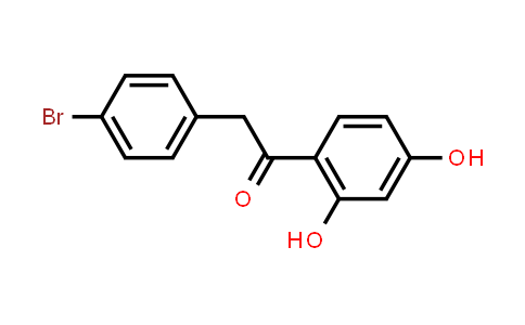 2-(4-bromophenyl)-1-(2,4-dihydroxyphenyl)ethanone