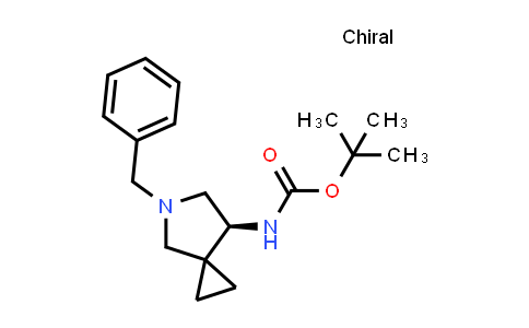Carbamic acid, [(7S)-5-(phenylmethyl)-5-azaspiro[2.4]hept-7-yl]-, 1,1-dimethylethyl ester