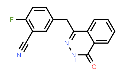 2-fluoro-5-((4-oxo-3,4-dihydrophthalazin-1-yl)methyl)benzonitrile