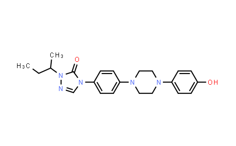 1-(sec-Butyl)-4-(4-(4-(4-hydroxyphenyl)piperazin-1-yl)phenyl)-1H-1,2,4-triazol-5(4H)-one