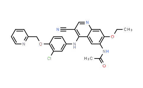N-(4-((3-Chloro-4-(pyridin-2-ylMethoxy)phenyl)aMino)-3-cyano-7-ethoxyquinolin-6-yl)acetaMide