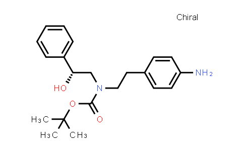 N-[2-(4-Aminophenyl)ethyl]-N-[(2R)-2-hydroxy-2-phenylethyl]carbamic acid tert-butyl ester
