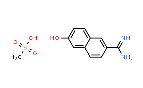 6-hydroxynaphthalene-2-carboxaMidine Mesylate