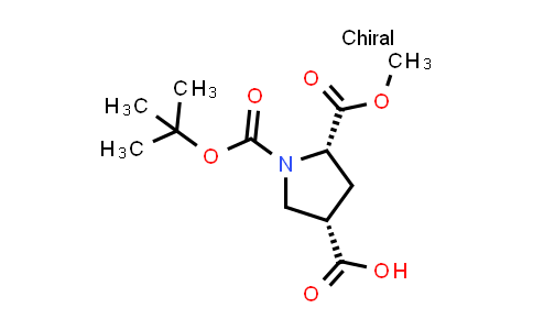 (3S,5S)-1-(tert-butoxycarbonyl)-5-(methoxycarbonyl)pyrrolidine-3-carboxylic acid