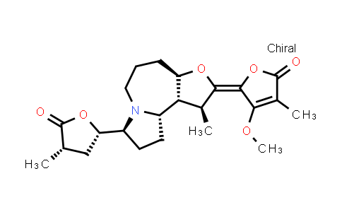 (3S,5S)-5-[(1S,2Z,3aβ,10aα,10bα)-Decahydro-2-(2,5-dihydro-3-methoxy-4-methyl-5-oxofuran-2-ylidene)-1α-methyl-2H-furo[3,2-c]pyrrolo[1,2-a]azepin-8α-yl]