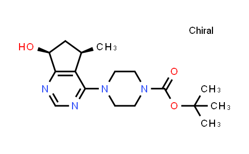 tert-butyl 4-((5R,7S)-7-hydroxy-5-Methyl-6,7-dihydro-5H-cyclopenta[d]pyriMidin-4-yl)piperazine-1-carboxylate