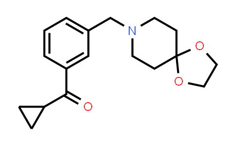 Cyclopropyl[3-(1,4-dioxa-8-azaspiro[4.5]dec-8-ylmethyl)phenyl]methanone