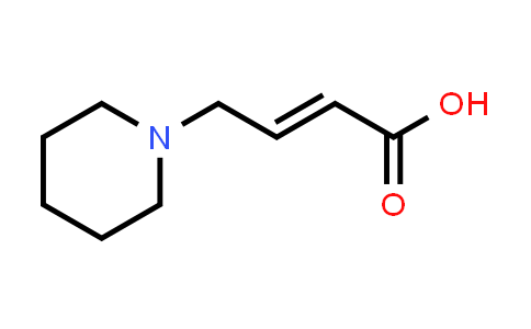 2-Butenoic acid, 4-(1-piperidinyl)-