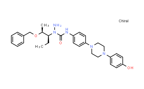 1-[(1S,2S)-1-Ethyl-2-(phenylmethoxy)propyl]-N-[4-[4-(4-hydroxyphenyl)-1-piperazinyl]phenyl]hydrazinecarboxamide