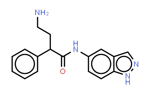 Benzeneacetamide, a-(2-aminoethyl)-N-1H-indazol-5-yl-