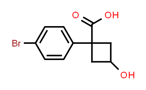 1-(4-bromophenyl)-3-hydroxycyclobutanecarboxylic acid