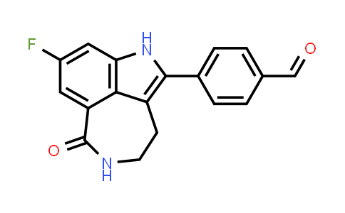 4-(8-Fluoro-3,4,5,6-tetrahydro-6-oxo-1H-azepino[5,4,3-cd]indol-2-yl)benzaldehyde