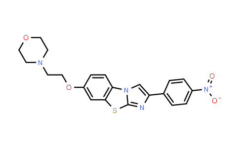 7-[2-(4-Morpholinyl)ethoxy]-2-(4-nitrophenyl)imidazo[2,1-b]benzothiazole