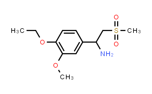 4-Ethoxy-3-methoxy-alpha-[(methylsulfonyl)methyl]benzenemethanamine