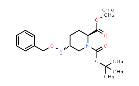 (2S,5R)-5-(benzyloxyamino)piperidin-1,2-dicarboxylic acid 1-tert-butyl ester 2-methyl ester