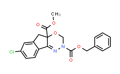 2-benzyl 4a-methyl 7-chloroindeno[1,2-e][1,3,4]oxadiazine-2,4a(3H,5H)-dicarboxylate