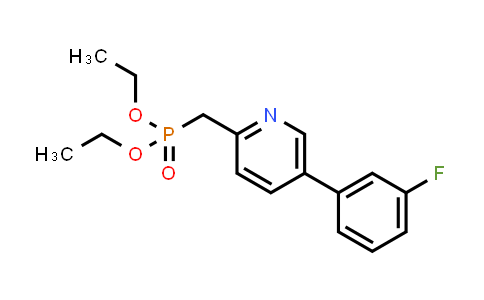 [5-(3-fluorophenyl)-pyridin-2-ylmethyl]-phosphonic acid diethyl ester