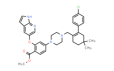 Methyl 2-[(1H-pyrrolo[2,3-b]pyridin-5-yl)oxy]-4-[4-[[2-(4-chlorophenyl)-4,4-dimethylcyclohex-1-enyl]methyl]piperazin-1-yl]benzoate
